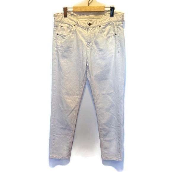 Madewell White/Cream Coloured Boy Jean Boyjean Boy Jean size 28 - Picture 2 of 6